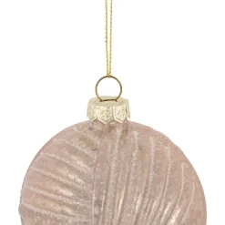 Clearance 3" Pink Woven Mercury Glass Ball Christmas Ornament Glass|Ball Ornaments