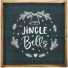 Best 15.75" Plaid 'Jingle Bells' Christmas Wall Sign Wall