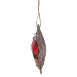 New 4.5" Plaid Star Shaped Plush Christmas Ornament Symbols