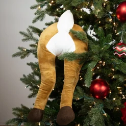 Clearance 20" Plush Hanging Reindeer Legs Christmas Decoration Novelty