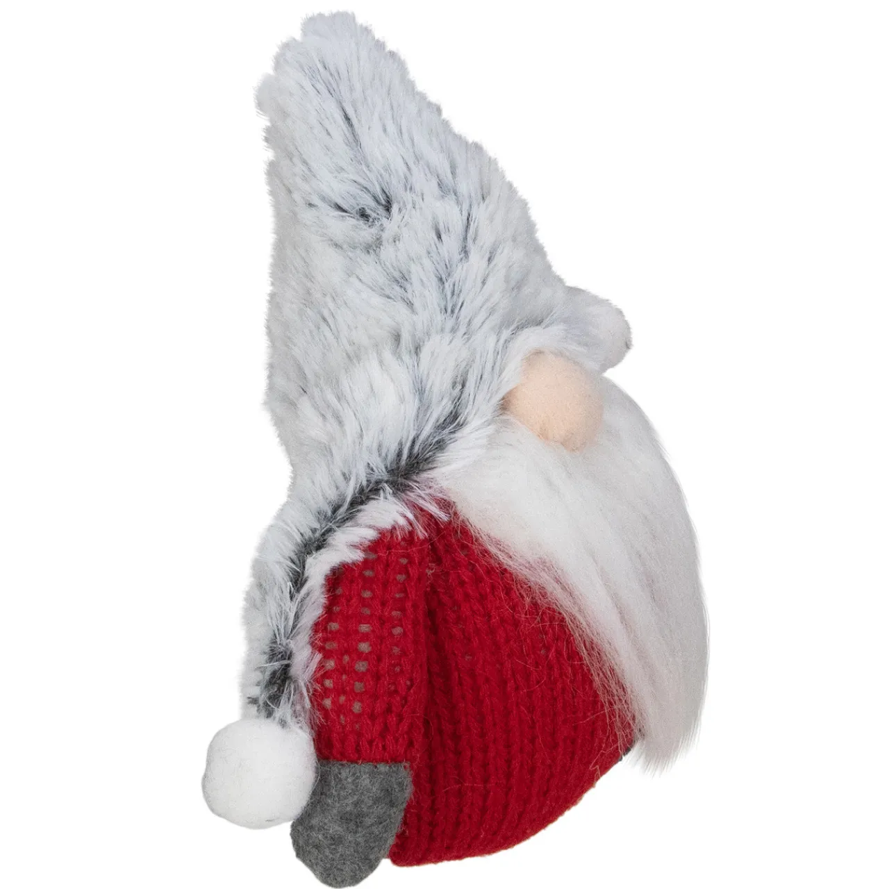 6" Plush Red and Gray Stuffed Christmas Gnome Gnomes