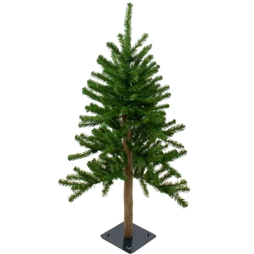 Online 3' Pre-Lit Alpine Artificial Christmas Tree - Clear Lights Alpine