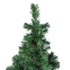 New 4' Pre-Lit Artificial Spiral Pine Christmas Tree - Multi Color Lights Fiber Optic