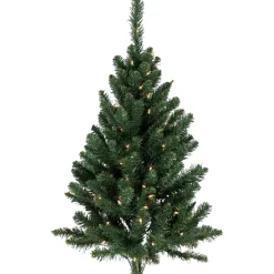 Sale 3' Pre-Lit Buffalo Fir Artificial Christmas Wall or Door Tree, Clear AlwaysLit Lights Wall Trees