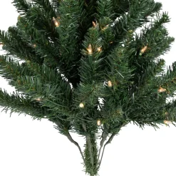 Sale 3' Pre-Lit Buffalo Fir Artificial Christmas Wall or Door Tree, Clear AlwaysLit Lights Wall Trees