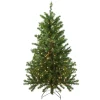 Best 4' Pre-Lit Canadian Pine Medium Artificial Christmas Tree - Clear Lights Pre-Lit