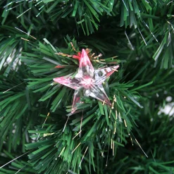 Discount 3' Pre-Lit Color Changing Fiber Optic Christmas Tree with Stars Fiber Optic