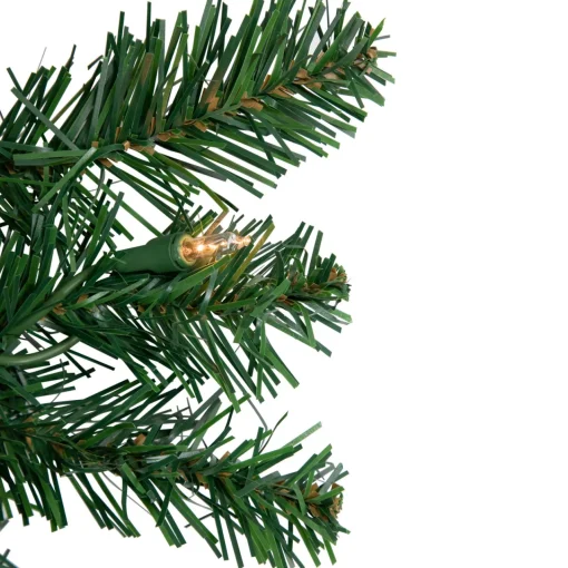 Discount 36" Pre-Lit Everett Pine Artificial Christmas Wreath, Clear Lights Pre Lit