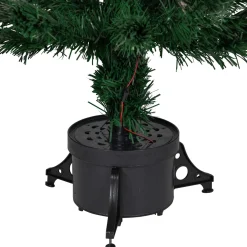 Outlet 3' Pre-Lit Fiber Optic Artificial Christmas Tree with Stars Fiber Optic
