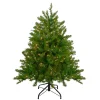 Sale 4' Pre-Lit Full Northern Pine Artificial Christmas Tree, Clear Lights Pre-Lit
