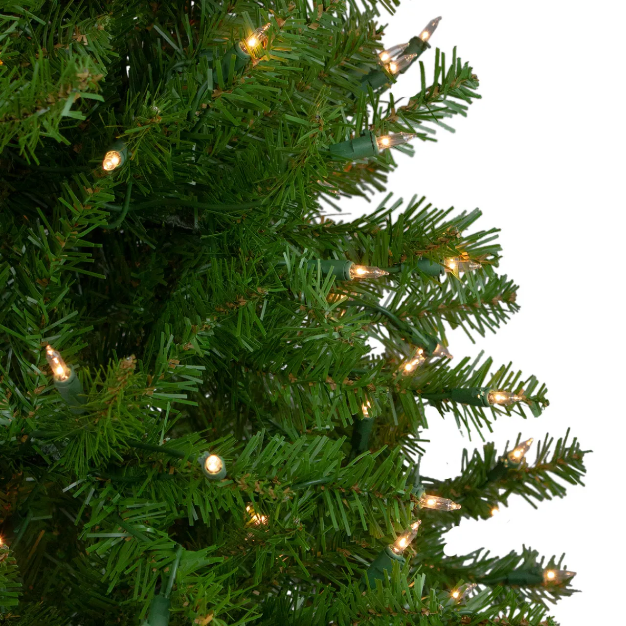 Sale 4' Pre-Lit Full Northern Pine Artificial Christmas Tree, Clear Lights Pre-Lit