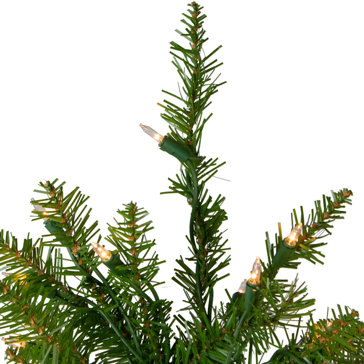Sale 4' Pre-Lit Full Northern Pine Artificial Christmas Tree, Clear Lights Pre-Lit