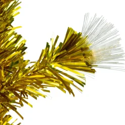 Online 3' Pre-Lit Gold Fiber Optic Artificial Christmas Tree, White Lights Fiber Optic