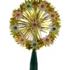Best 7" Pre-Lit Gold Snowflake Starburst Christmas Tree Topper - Clear Lights Stars