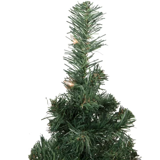 Best 3' Pre-Lit Green Medium Blackwater Fir Artificial Christmas Tree - Clear Lights Pre-Lit