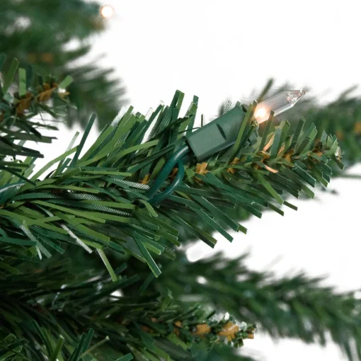 Hot 7' Pre-Lit Green Spruce Artificial Upside Down Christmas Tree - Clear Lights Upside Down
