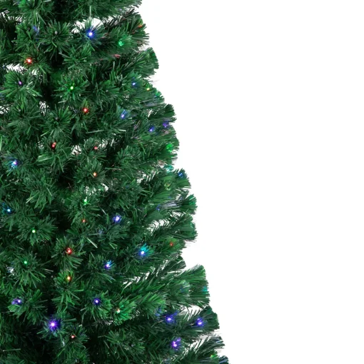 Discount 6' Pre-Lit LED Fiber Optic Color Changing Christmas Tree with Star Tree Topper Fiber Optic
