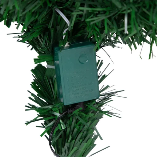 Discount 6' Pre-Lit LED Fiber Optic Color Changing Christmas Tree with Star Tree Topper Fiber Optic