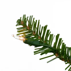 Outlet 7' Pre-Lit Medium Alpine Artificial Christmas Tree, Clear Lights Alpine