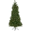 Best 6.5' Pre-Lit Medium Beaver Pine Artificial Christmas Wall Tree, Clear Lights Wall Trees