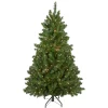 Best 5' Pre-Lit Medium Canadian Pine Artificial Christmas Tree, Clear Lights Pre-Lit
