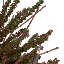 Hot 2' Pre-Lit Medium Potted Warsaw Twig Artificial Christmas Tree - Clear Lights Twig & Birch