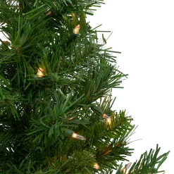 Hot 2' Pre-Lit Medium Royal Pine Artificial Christmas Tree - Clear Lights Pre-Lit