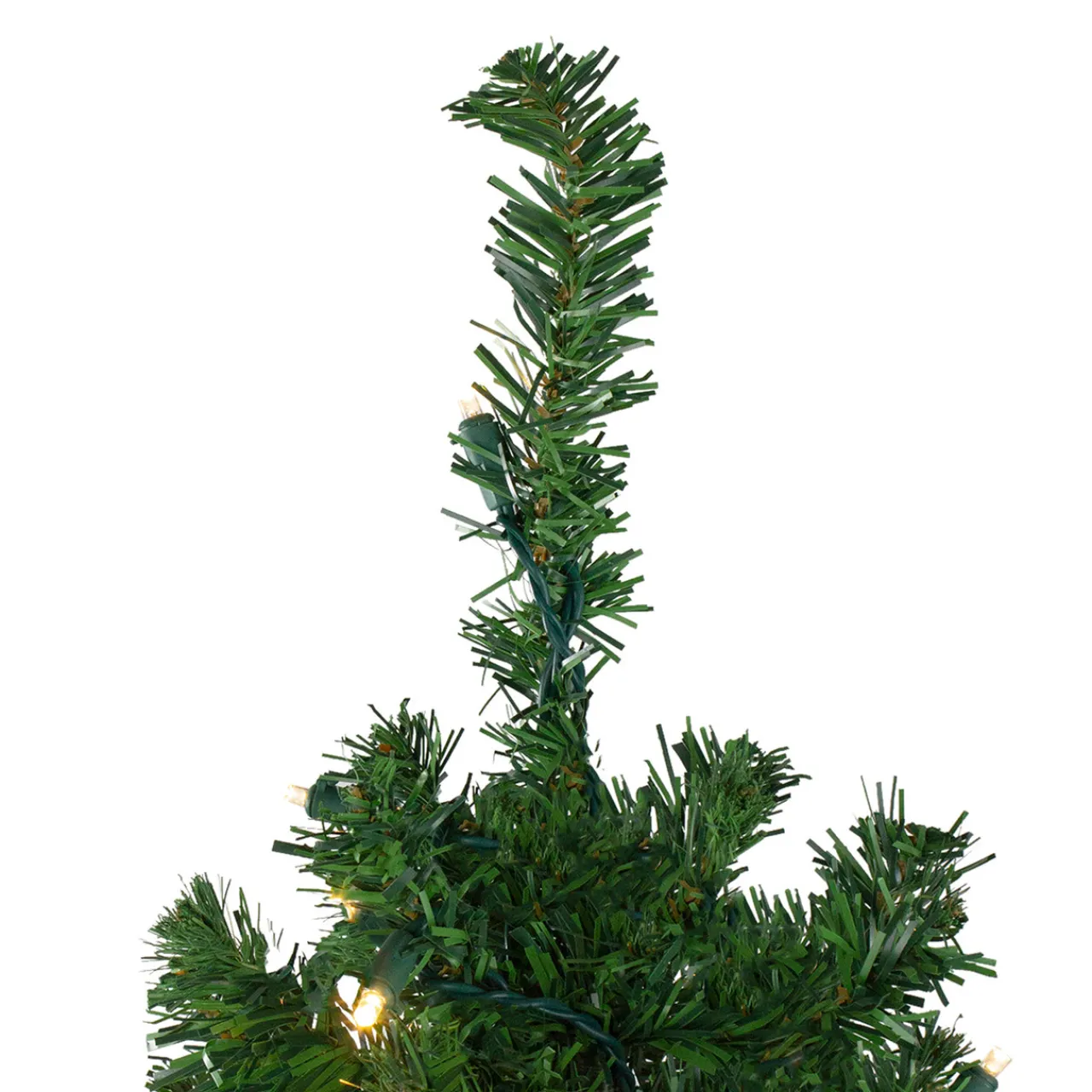 Hot 4' Pre-Lit Mixed Classic Pine Medium Artificial Christmas Tree - Warm Clear LED Lights Pre-Lit