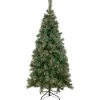 Clearance 6.5' Pre-Lit Oregon Cashmere Pine Artificial Christmas Tree, Clear Lights Pre-Lit