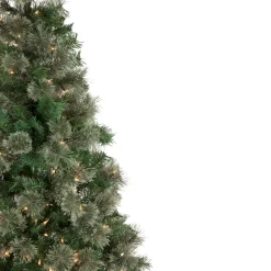 Clearance 6.5' Pre-Lit Oregon Cashmere Pine Artificial Christmas Tree, Clear Lights Pre-Lit