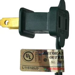 Hot 6' Pre-Lit Pencil Flocked Green Pine Artificial Christmas Tree - Clear Lights Pre-Lit