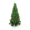 Best 6' Pre-Lit Pine Artificial Wall Christmas Tree, Clear Lights Wall Trees