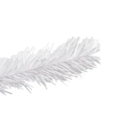 Online 7.5' Pre-Lit Rapids White Pine Pencil Artificial Christmas Tree, Clear Lights Colorful