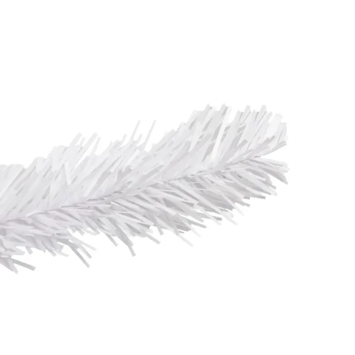 Online 7.5' Pre-Lit Rapids White Pine Pencil Artificial Christmas Tree, Clear Lights Colorful