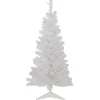 Discount 4' Pre-lit Rockport White Pine Artificial Christmas Tree, Multi Lights Colorful