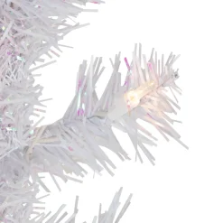 Online 4' Pre-lit Rockport White Pine Artificial Christmas Tree, Clear Lights Colorful