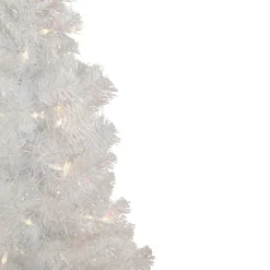 Online 4' Pre-lit Rockport White Pine Artificial Christmas Tree, Clear Lights Colorful