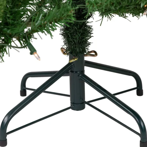 Best 4' Pre-Lit Sierra Noble Fir Artificial Christmas Tree, Clear Lights Pre-Lit
