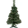 New 2' Pre-Lit Slim Blackwater Fir Artificial Christmas Tree - Clear Lights Pre-Lit