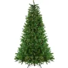 Hot 7.5' Pre-Lit Slim Waterton Spruce Artificial Christmas Tree - Clear Lights Pre-Lit