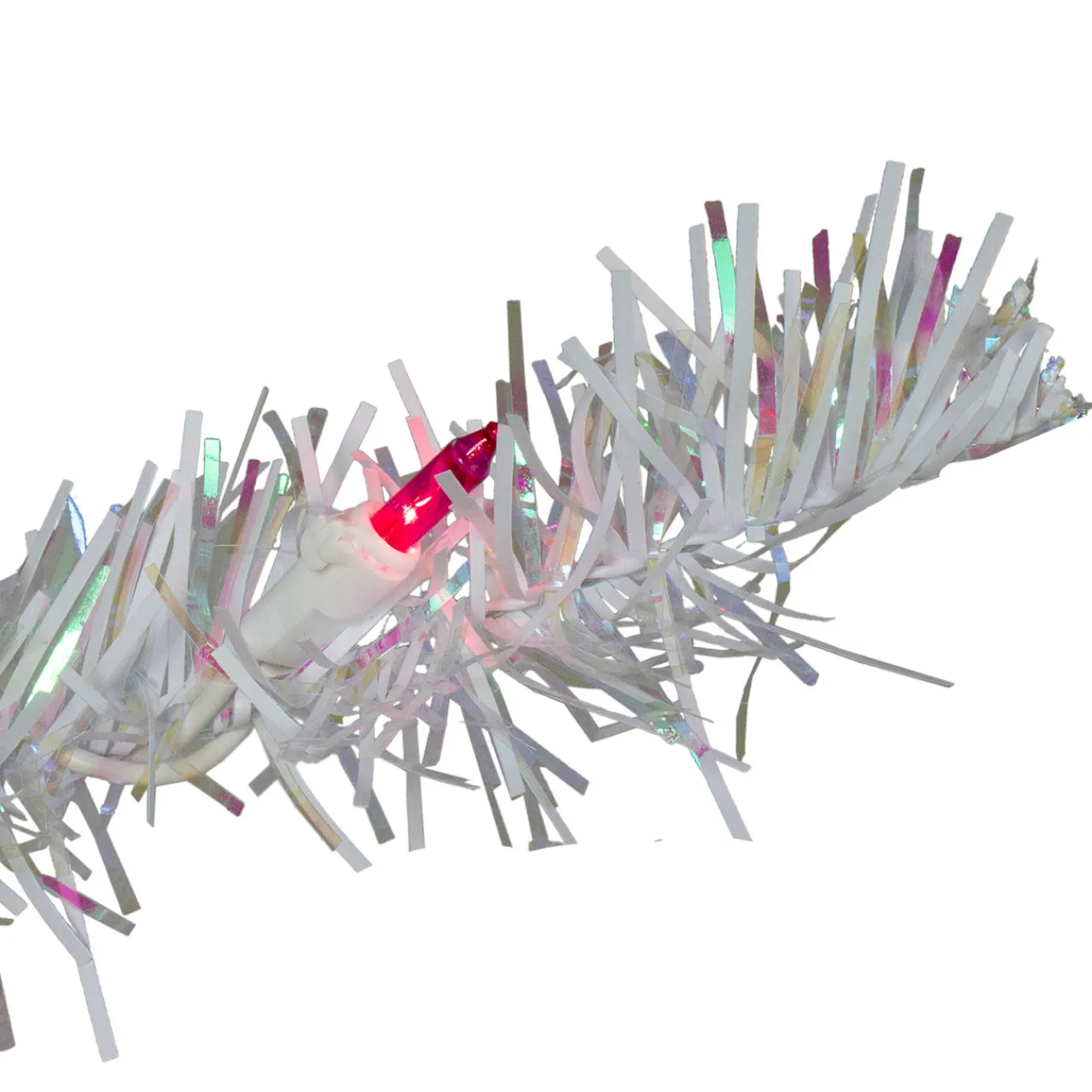 Sale 4' Pre-lit White Iridescent Pine Artificial Christmas Tree - Pink Lights Colorful