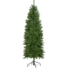 Sale 6.5' Pre-Lit White River Fir Pencil Artificial Christmas Tree, Clear Lights Pre-Lit