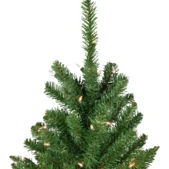 Sale 6.5' Pre-Lit White River Fir Pencil Artificial Christmas Tree, Clear Lights Pre-Lit