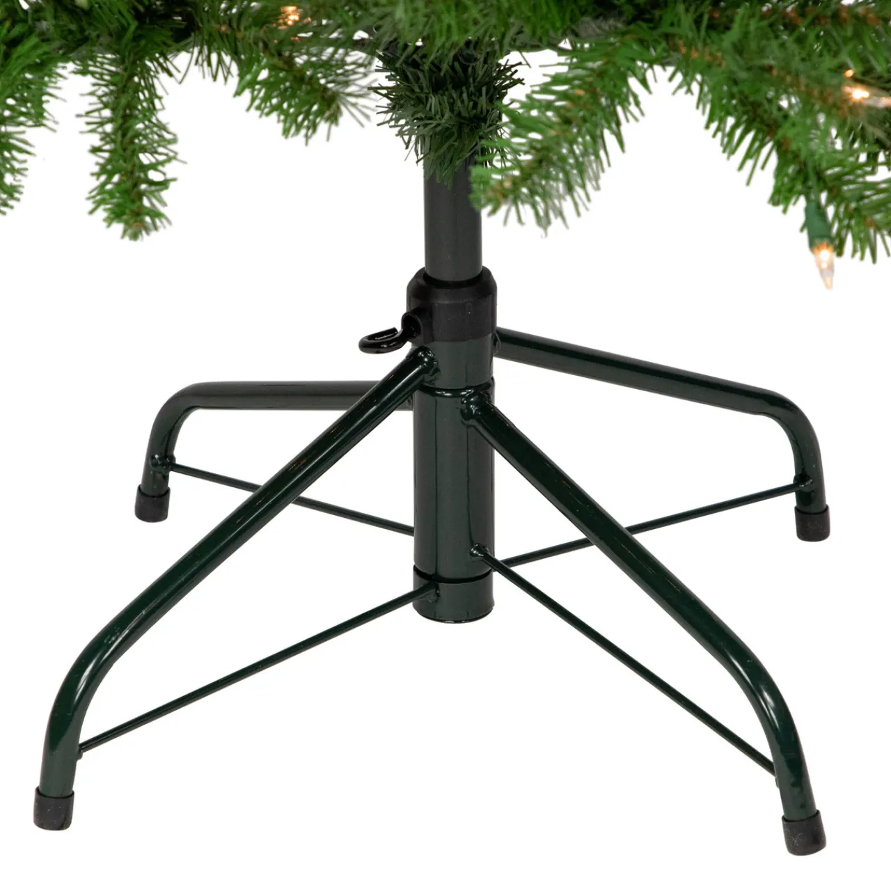 Sale 6.5' Pre-Lit White River Fir Pencil Artificial Christmas Tree, Clear Lights Pre-Lit