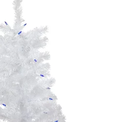 Online 3' Pre-Lit Woodbury White Pine Slim Artificial Christmas Tree, Blue Lights Pre-Lit