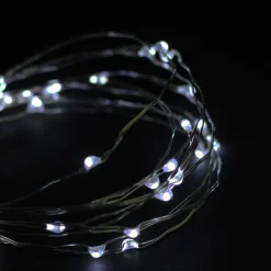 Sale 100 Pure White LED Micro Fairy Lights - 16.25 ft Copper Wire Fairys