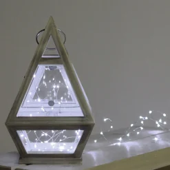 Sale 100 Pure White LED Micro Fairy Lights - 16.25 ft Copper Wire Fairys