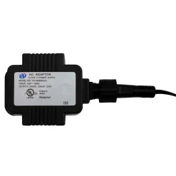 Clearance 18' Pure White LED Outdoor Christmas Linear Tape Lighting - Black Finish Rope & Tape