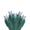 Hot 50 Pure White LED Wide Angle Christmas Lights - 16.25 ft Green Wire Led