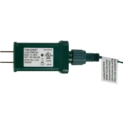 Outlet 200 Pure White Multi-Function LED M5 Mini Christmas Lights - 20.5 ft Green Wire Led